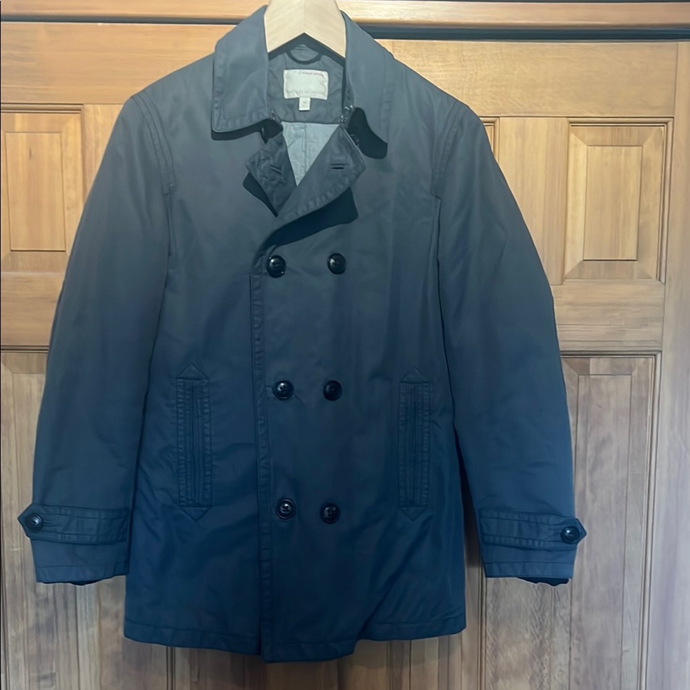 Banana Republic Heritage Collection Gray Mens Peacoat Timeless Design